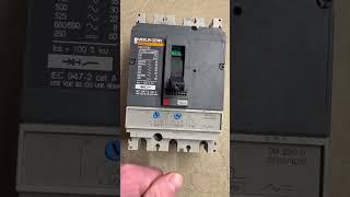 Variable MCCB settings? . @mainly electrical for full vid.