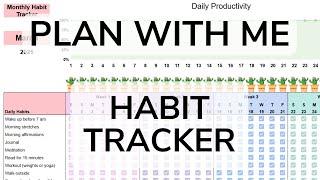 Set Up My March Habit Tracker With Me | Daily Habits for a Productive & Balanced Month