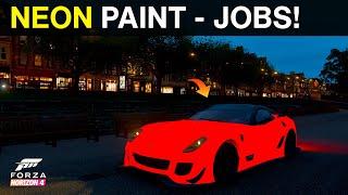 NEON PAINT JOBS & GLÜHENDE AUTOS in Forza Horizon 4!