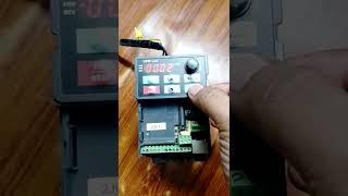 How to reset delta VFD