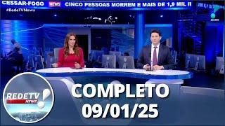 RedeTV News (09/01/25) | Completo