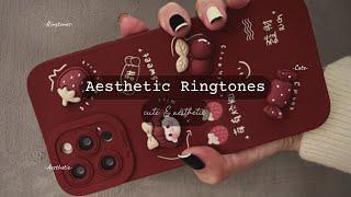 Cute & Aesthetic Ringtones | With Links!