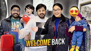 SPECIAL WELCOME BACK FROM BHAI & BHABHI  | Zohan Mery Sy Naraz Hogya|Pakistan Wapis Phounch Gaye️