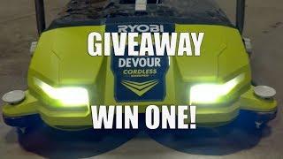 GIVEAWAY | Ryobi One+ 18-Volt Devour Debris Sweeper – March 2018