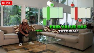 How I Make $600/Day Using FVGs (Live Trade + Tutorial)