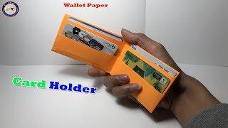 Origami wallet Card - How to Make Origami Wallet Card - DIY