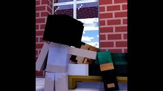 BABY SADAKO DISTURB SLEEPING HEROBRINE - MINECRAFT ANIMATION #minecraftshorts