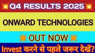 Onward Technologies Q4 Results  Onward Technologies Results  Onward Technologies Share Latest News