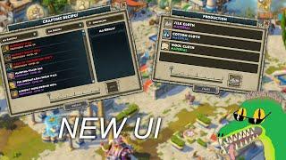 New Crafting UI - Age of Empires Online Project Celeste