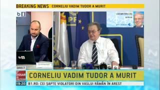 Corneliu Vadim Tudor s-a stins din viață