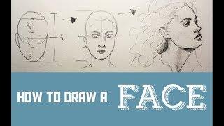 How to draw a face