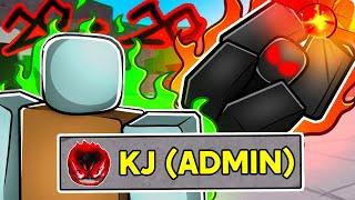 I Used the ADMIN KJ MOVESET for 24 HOURS in The Strongest Battlegrounds