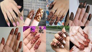 New unique finger cap design | Henna finger details | mehndi | sana all in one channel #eid2025