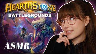 ASMR ️ Let's Play Hearthstone Battlegrounds! ️ Rambly Whispered Gaming and Button Clicks! ₊⊹