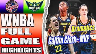 Indiana Fever vs Dallas Wings Full Game Highlights (09/15/2024) | Women's Basketball | 2024 WNBA