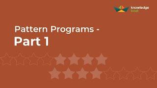 Pattern Programs - Part 1 | ICSE Computer Applications | Java & BlueJ