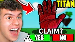 How To Get The TITAN GLOVE! Roblox Slap Battles