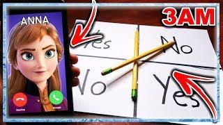 DO NOT PLAY CHARLIE CHARLIE WHEN CALLING ANNA (FROM FROZEN 2) AT 3AM!! *THIS IS WHY*