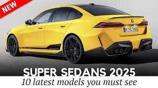 Top 10 New Super Sedans for 2025: Automotive Luxury Meets Performance