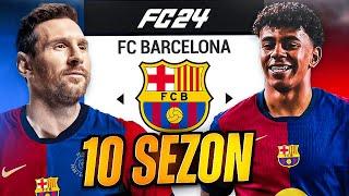 10 SEZON BOYUNCA BARCELONAYI YÖNETTİM ! EA FC 24 BARCELONA REBUİLD