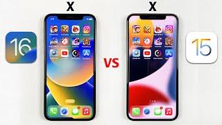 iOS 16 vs iOS 15 SPEED TEST - iPhone X iOS 16 vs iPhone X iOS 15 SPEED TEST | Don't UPDATE 