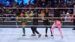 Sonya, Nattie & Shayna Attacks Naomi + Xia Li Debut