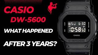 Casio G-SHOCK DW-5600BB-1DR 3-Year Review #dw5600