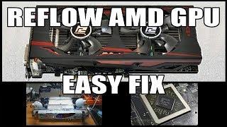 Reflow AMD Radeon Graphics Card With HomeMade BGA Rework Station