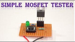 How to make mosfet  tester