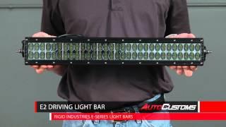 6 Rigid Industries E Series 20" Inch Light Bars Light Comparison at AutoCustoms.com