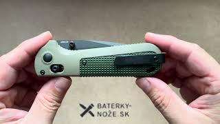 Benchmade Redoubt Tanto Ranger and Forest Green Grivory 431BK-1