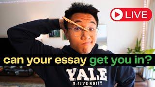 Editing YOUR Supplemental Essays | Ivy League Masterclass