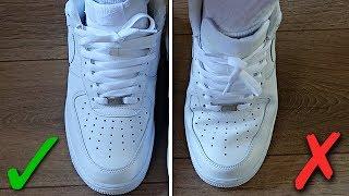 How To Prevent Creases in Air Force 1's (BEST WAY!)