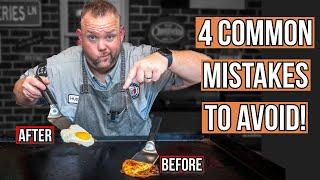 4 Common Mistakes to Avoid Cooking on Your Blackstone Griddle