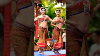 Two Beautiful Asian Country Girls with Cute Dance #agt #dance #cute