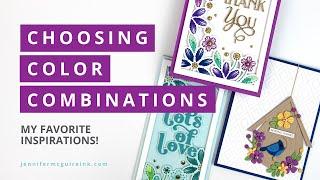 Choosing Color Combinations (+ Many Cards!)