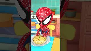 Lil Spidey And Spicy Spaghetti  !!!!! #short #animation #funny