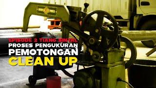 cara kerja gergaji besi (hacksaw machine 16 Inch).