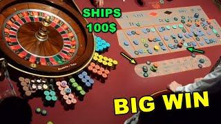 LIVE CASINO BIG BET SHIPS 100$ IN ROULETTE HOT TABLE BIG WIN SESSION EXCLUSIVE ️2024-10-09