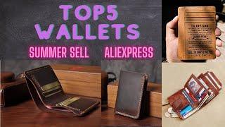 TOP 5 best man wallet in low price in AliExpress