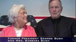 Ready Houston : Former President and Barbara Bush