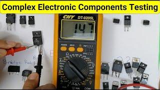 Complex Electronic Components Testing, Mosfet, Transistor, Voltage regulator, PWM IC, Opto-isolator