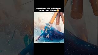 Superman And Spiderman Save The Children vs Red Guardian Save Children