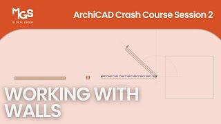 ArchiCAD Crash Course 2: Working with Walls