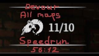 Devour: All Maps (pre Slaughterhouse) - Speedrun Normal Batteries/Perks in 56:12 [World Record]