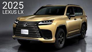 New 2025 LEXUS LX 700h officially revealed: A New Era of Luxury Performance & Off-Road Capabilities