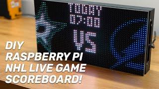 Build Your Own Live NHL Scoreboard with Raspberry Pi!