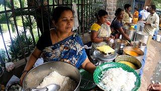 Srinivas Family Selling Best Unlimited Meals @ Hyderabad || Amazing Food Zone