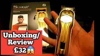 SURKER K7S Hair Clippers Unboxing/ Review ***AMAZING #clippers #haircut #cordless