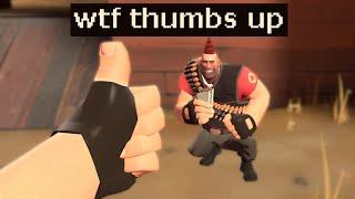 you can thumbs up in tf2 (tf2 casual)